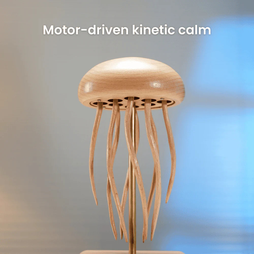 SigiBeam™   Handcrafted   Wooden   Jellyfish   Automaton