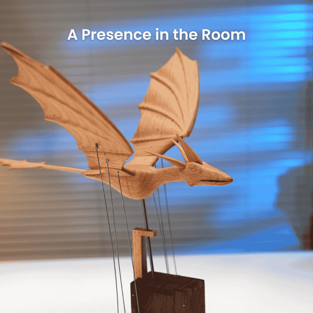 SigiBeam™ Handcrafted Wooden Dragon Automaton