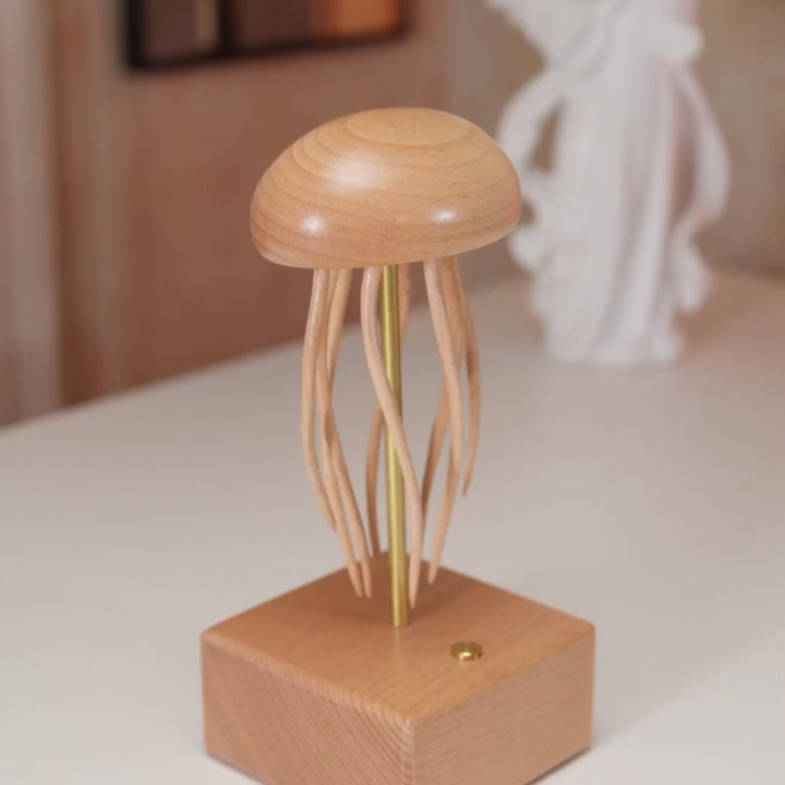SigiBeam™   Handcrafted   Wooden   Jellyfish   Automaton